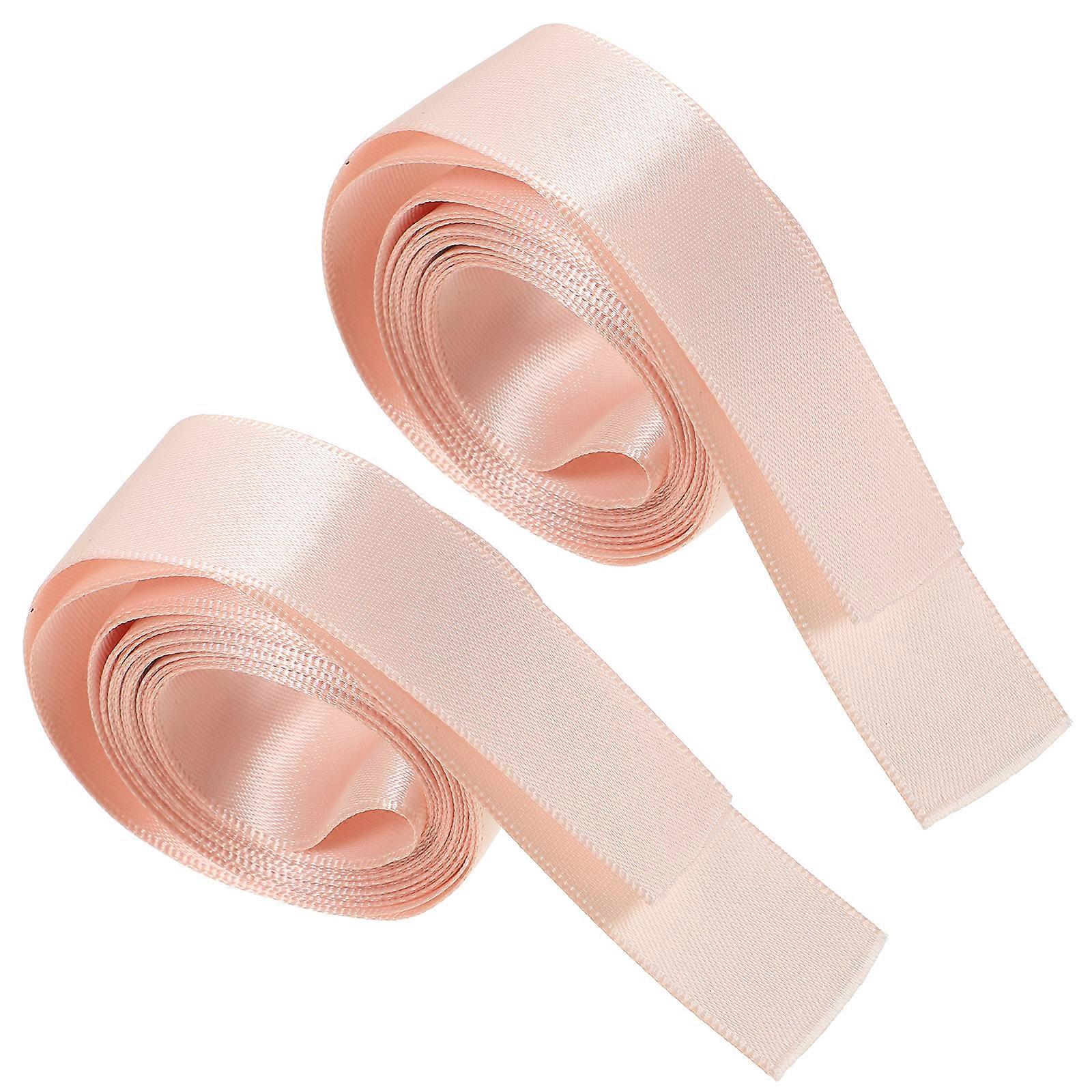 2pcs Pointe Shoe Ribbon Comfortable Ballet Show Ribbon Soft Dance Show Ribbon