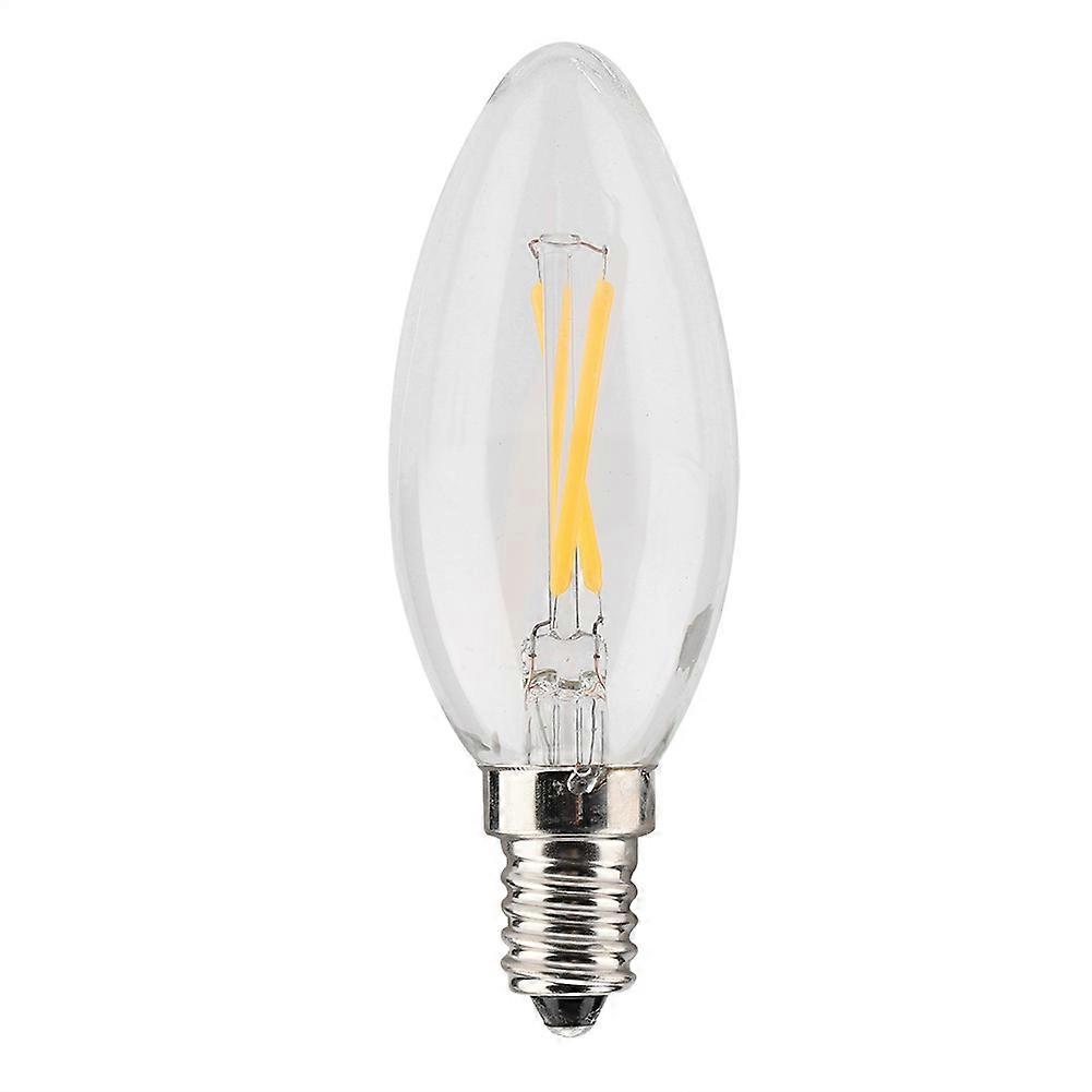 E14 2W LEDランプ電球キャンドル形状温白色照明AC 220V(2W)