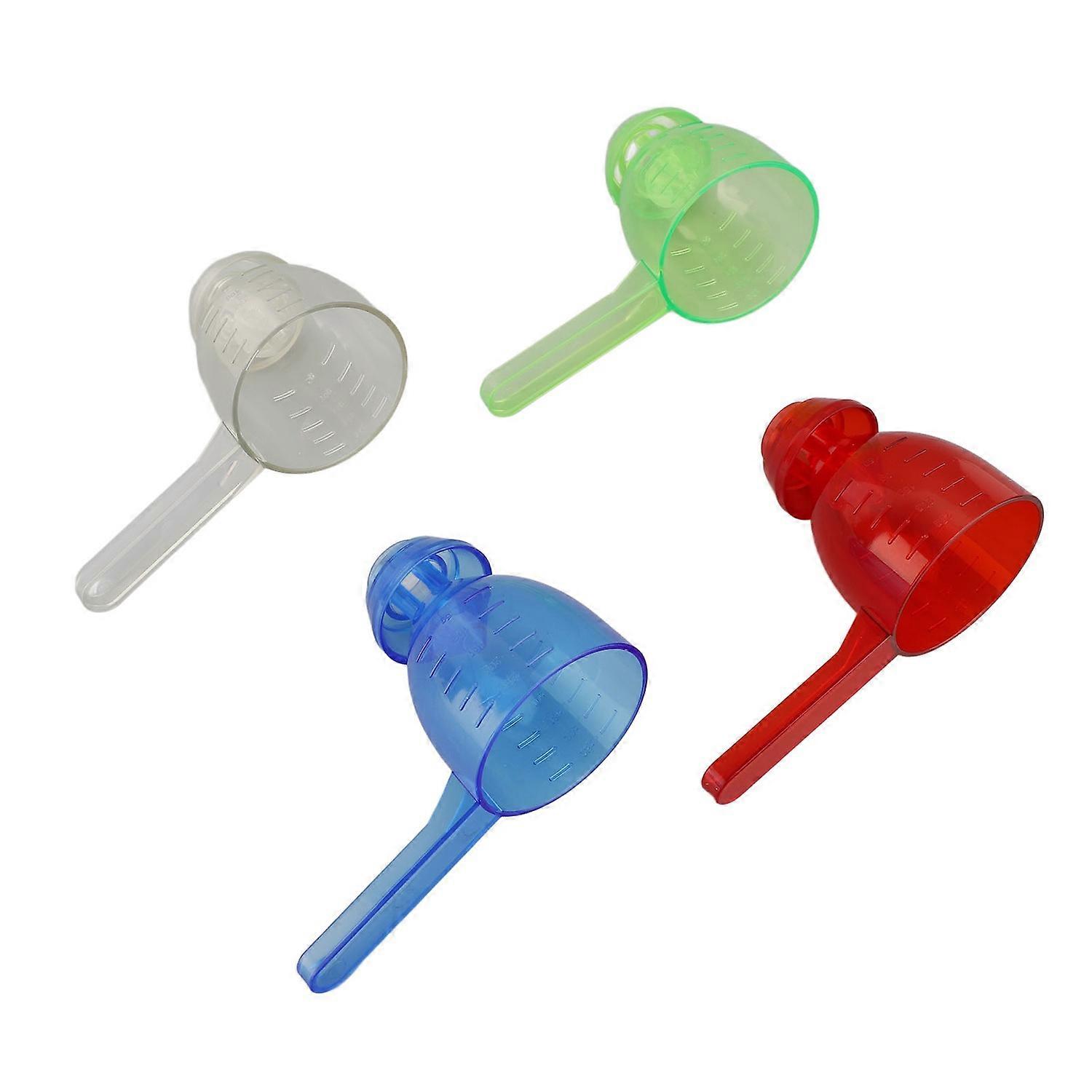 4pcs Leaky Measuring Spoon Multipurpose Spill Proof Convenient Portable Leaky Single Measuring Spoon