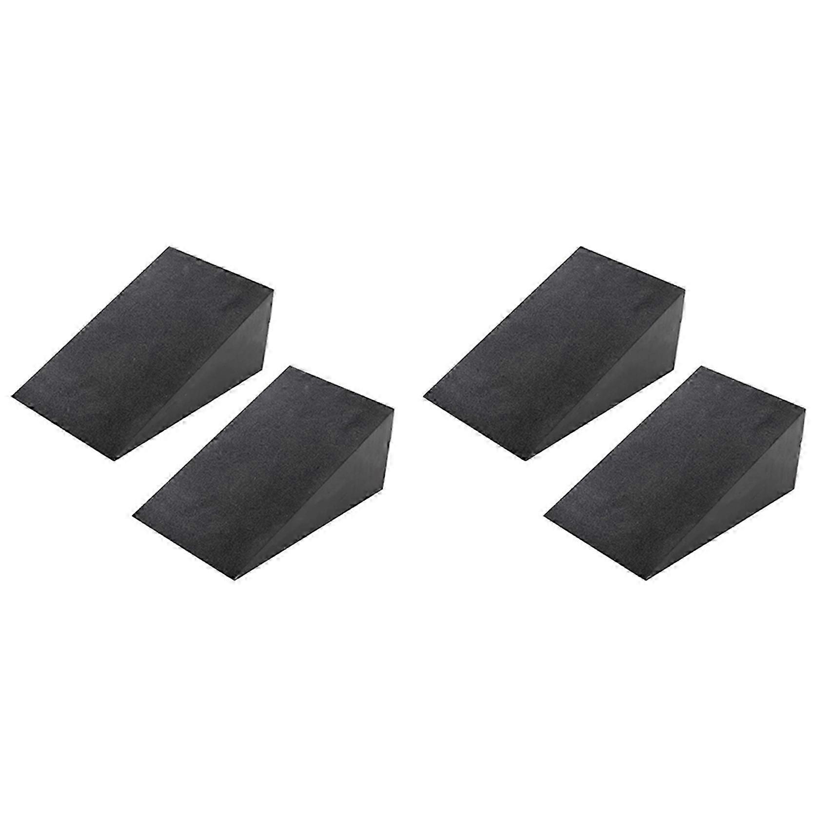 4 قطع حصائر اليوغا ، منحدر القرفصاء قابل للتعديل ، لوح منحدر يحسن القوة للقرفصاء والرفعة المميتة