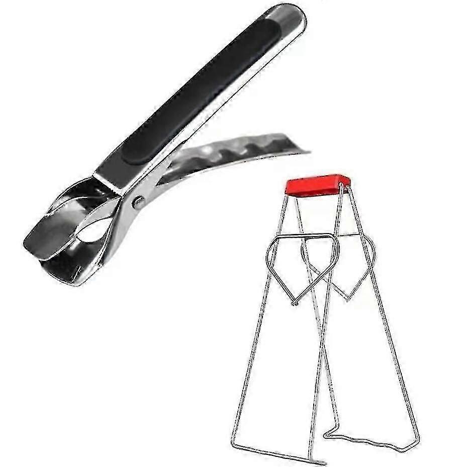 Stainless Steel No-slip Gripper Clip Anti Scald Clamp Handle Air Fryer Pans