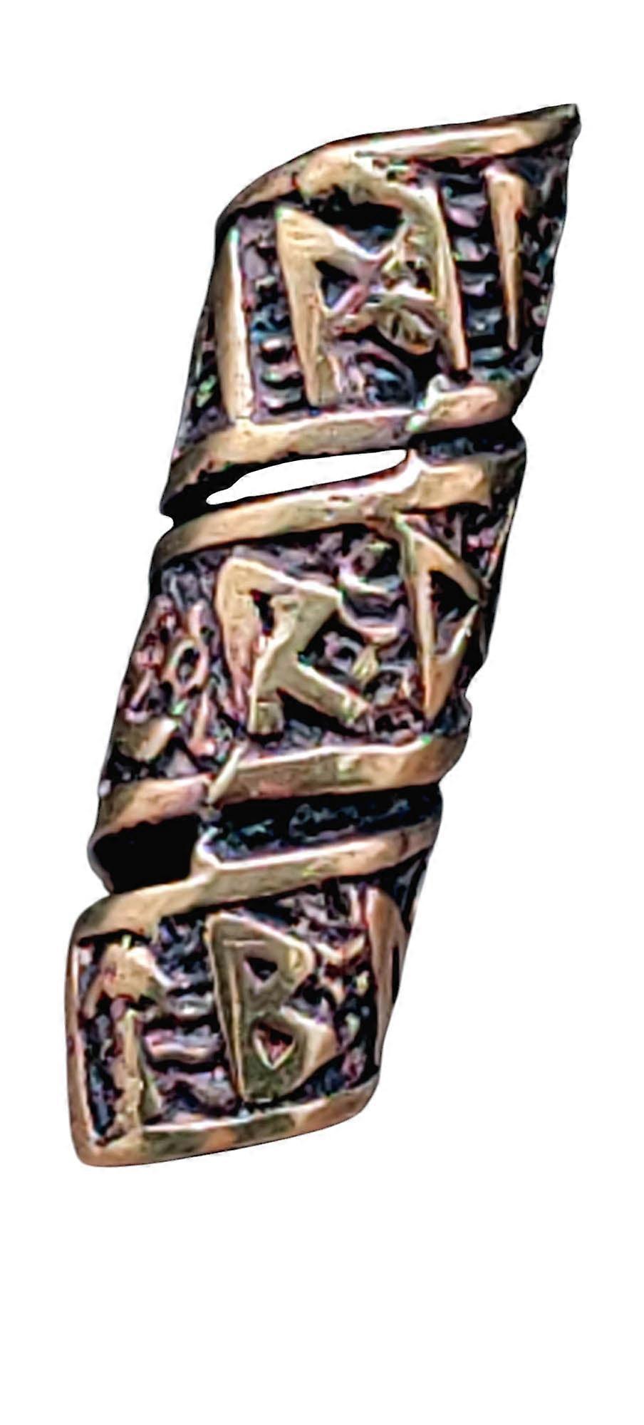 Bartperle Runen 6 Mm - Bronze