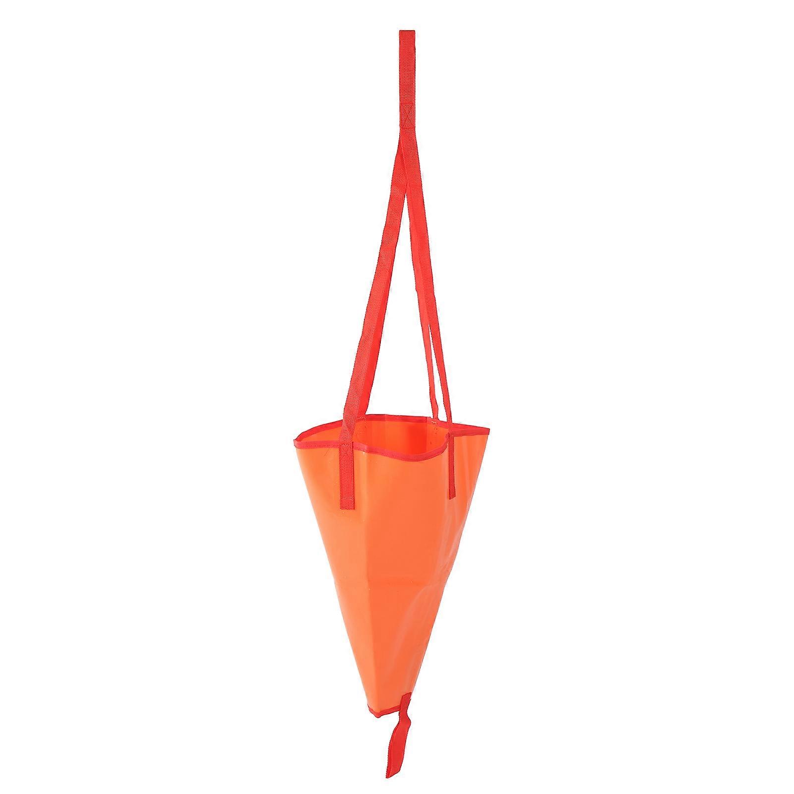 Drift Sock 18.9in Portable Cold Protection Simple Structure PVC Fabric Drift Sock Anchor