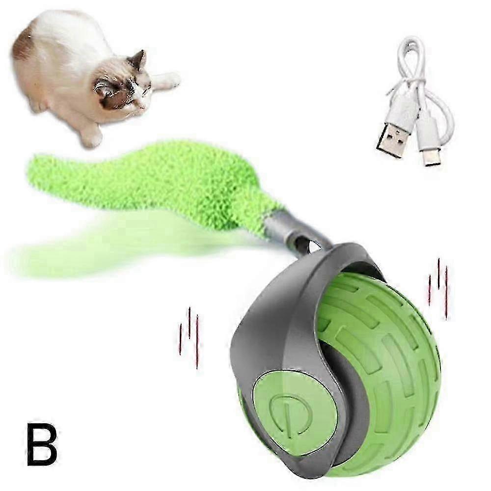 Smart Cat Toy Ball Usb Automatic Moving Bouncing Ball Puppy Cat Entertainment Toys Electronic Dog Toy Ball Pet Interactive