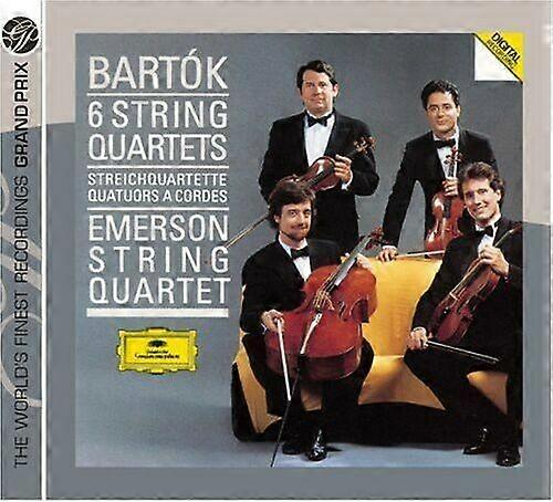 6 Jousikvartettoa (Emerson String Quartet) CD 2 levyt (2007) UUSI