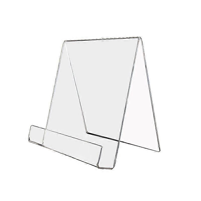 1pc Book Display Stand Acrylic Book Display Stand Photo Frame Booklet Art Storage Rack Desk Decoration Crafts