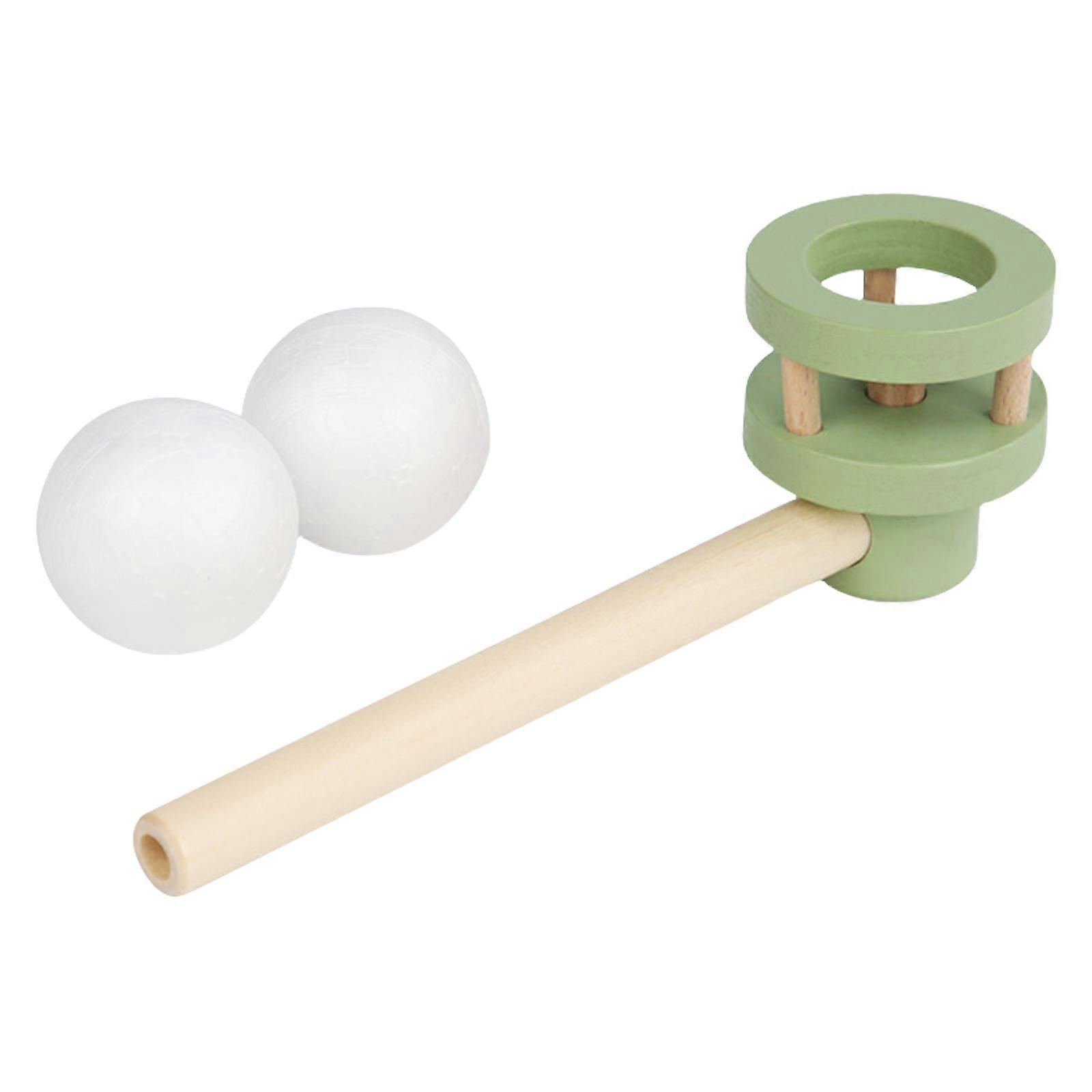 子供のためのボールを吹くおもちゃ 古典的なホバリングボールのおもちゃ 肺活量は家族の活動のためのブレストレーニング玩具を開発します