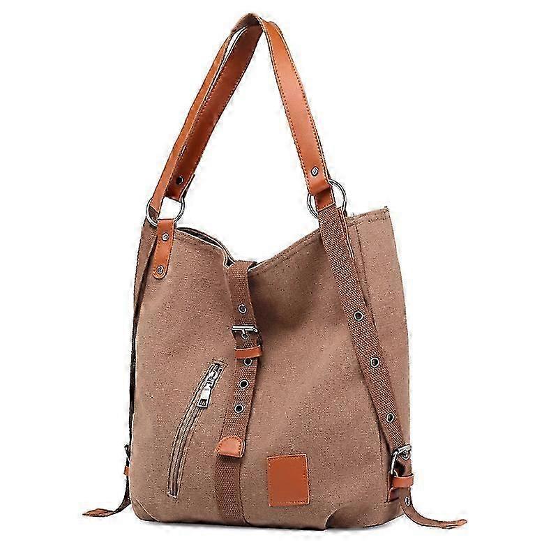 Tote Purse Canvas Shoulder Bag Handbag Rucksack Convertible Backpack-Yvan