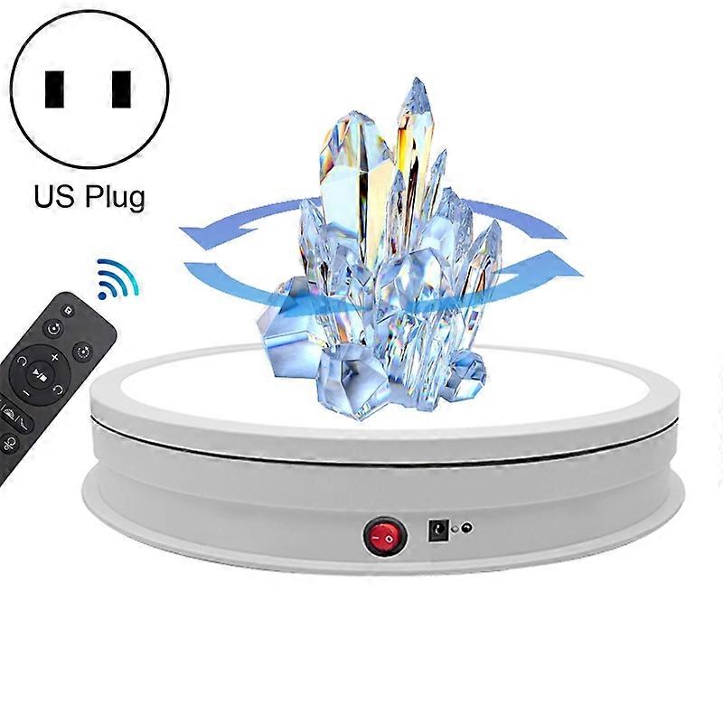 42cm LED Light Electric Rotating Display Stand Turntable, Power Plug:US Plug 42cm LED Light, US Plug