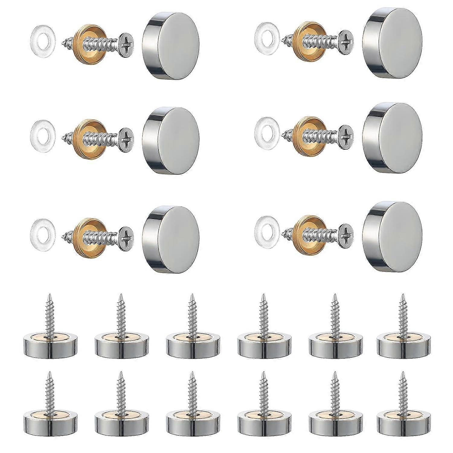 Vis décoratives 20 pièces, KkvoGmle, Argent