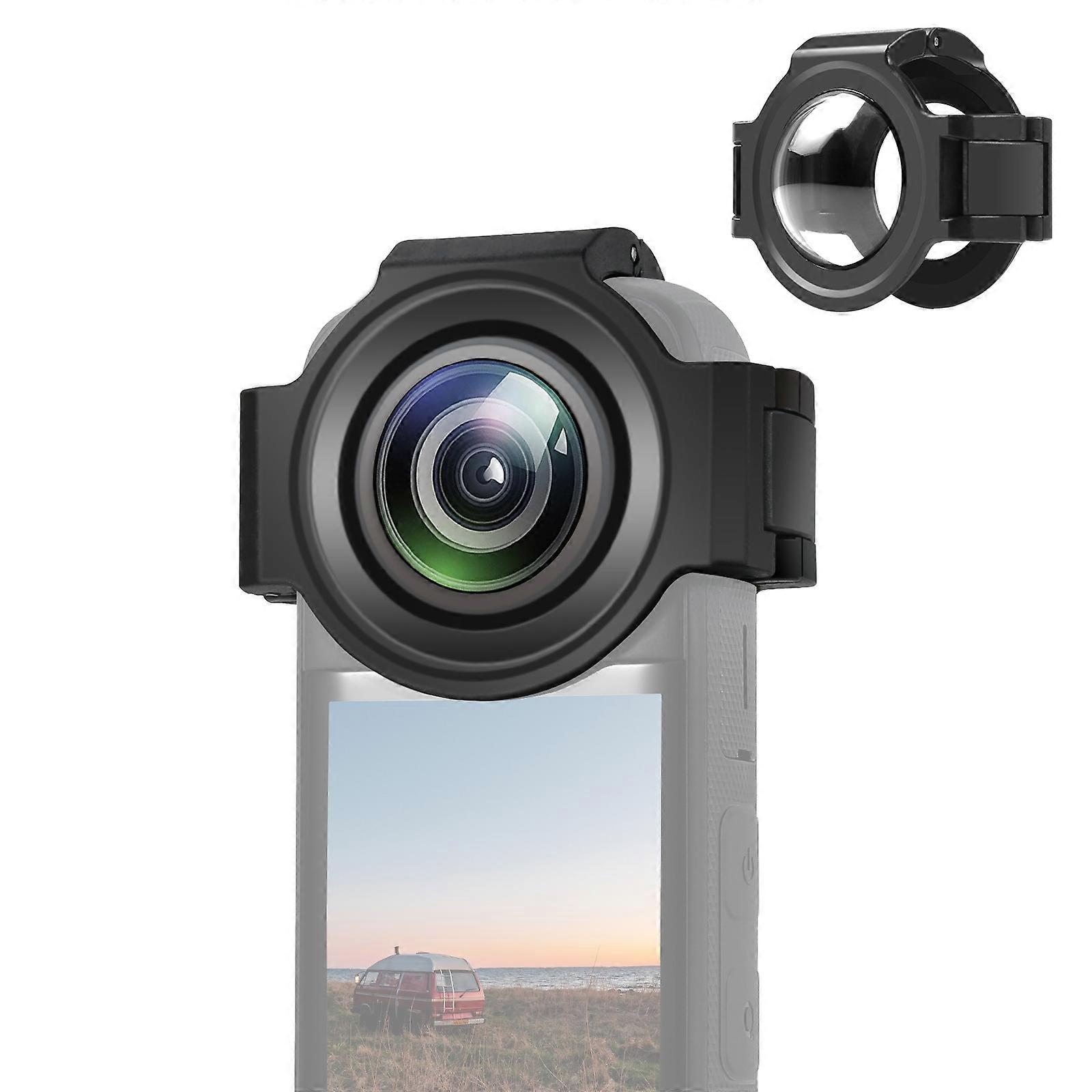 Para Insta360 X3 PULUZ Upgrade Lente de Vidro Óptico Protetor Capa Protetora