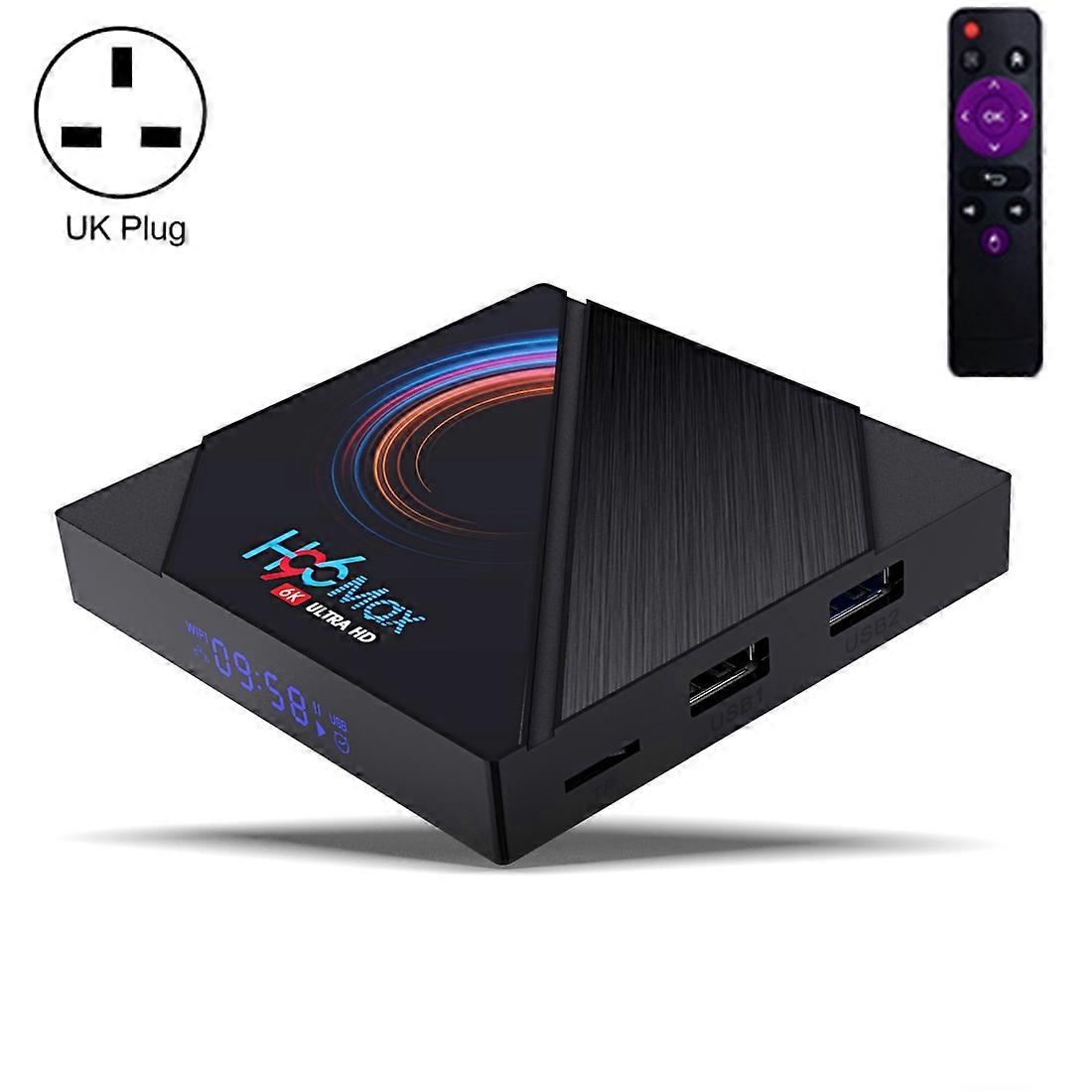 H96 Max Android 10.0 Smart TV Box, 2GB+16GB, UK Plug