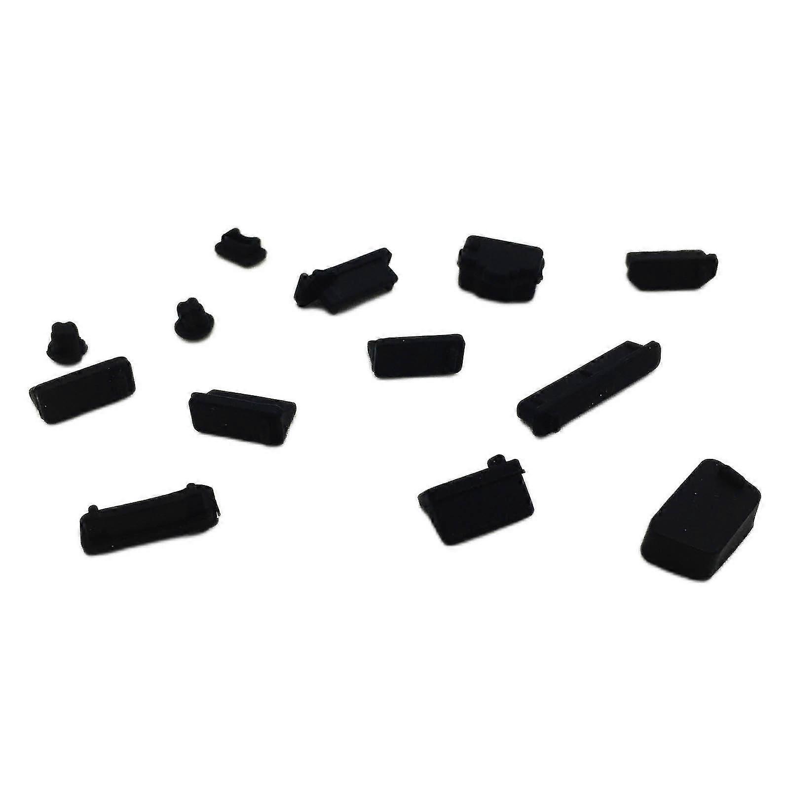 13Pcs Anti-dust Covers Corrosion-resistant Long Lasting Portable Easy to Install Waterproof Dust-proof Computer Accessories Laptop Universal USB Dust