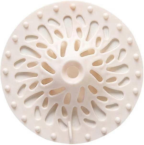 Langlebige Haarstopper-Duschabflussabdeckungen für das Badezimmer für Badezimmer, Badewanne, einfach zu installierende und zu reinigende Abflussschützer für zu Hause Weiß im 2er-Pack