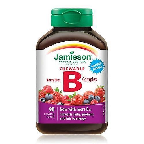 Jamieson Vitamins Chewable B Complex Berry Bliss, 90 Chews