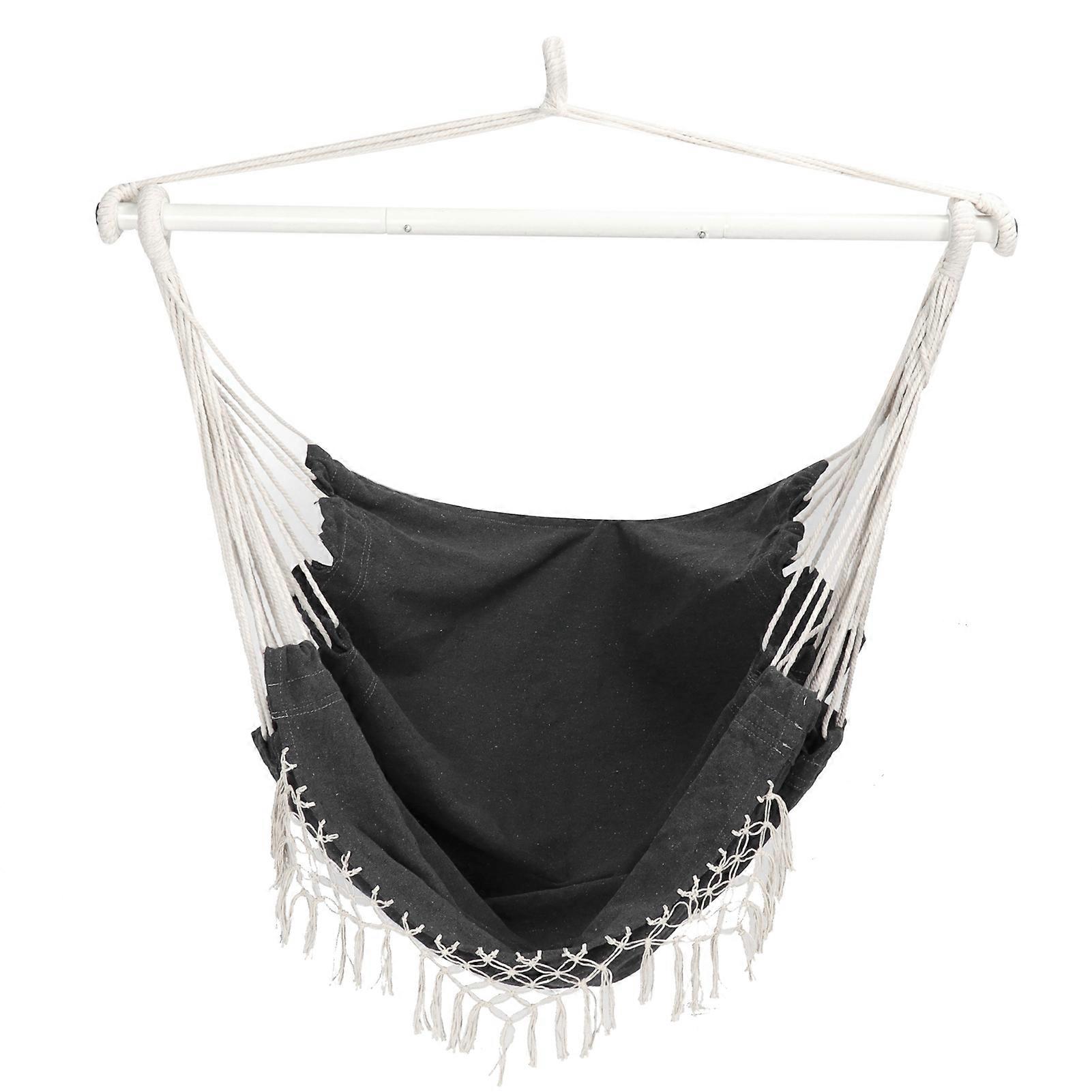 Canvas Hanging Swing Chair Hammock Chair for Indoor and Outdoor Garden Balcony Use