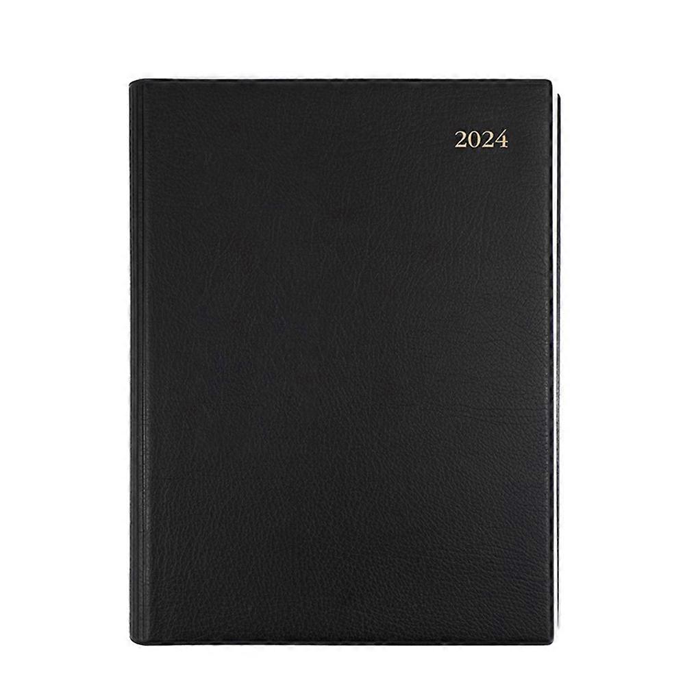 Black Collins Debden Associate A5 Day to Page 2024 Diary Professional Planner