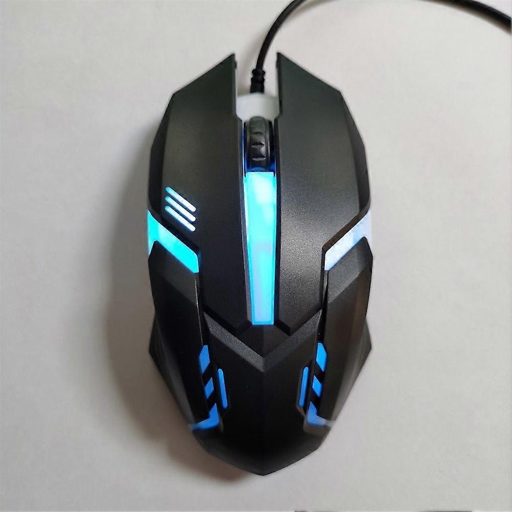 2.4G Silent Mouse Luminous Wireless Wired Mouse Wired Desktop Laptop Mute Computer