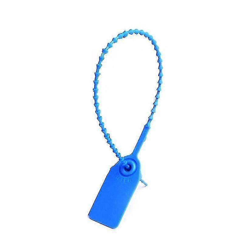 100pcs Pull Tight Security Seals Plastic Tamper Tags Self-locking Safety Disposable Numbered Zip Ties