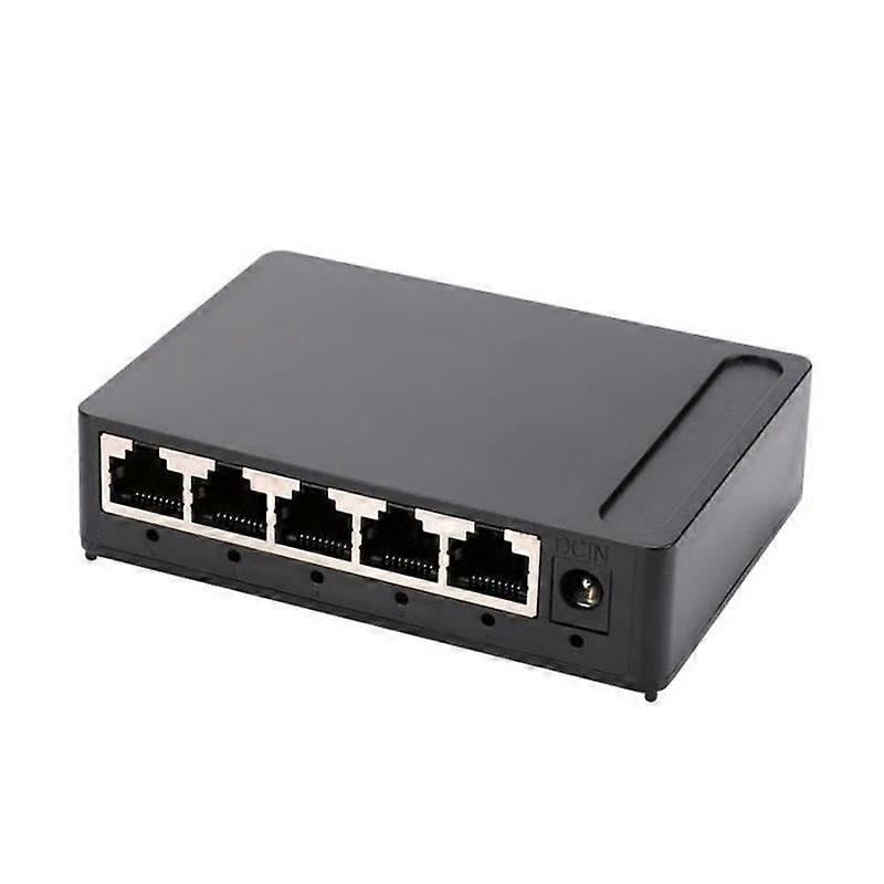 UVERBON 5-Port Gigabit Ethernet Switch - RJ45 Hub Box - Flow Control - 10 Gbits