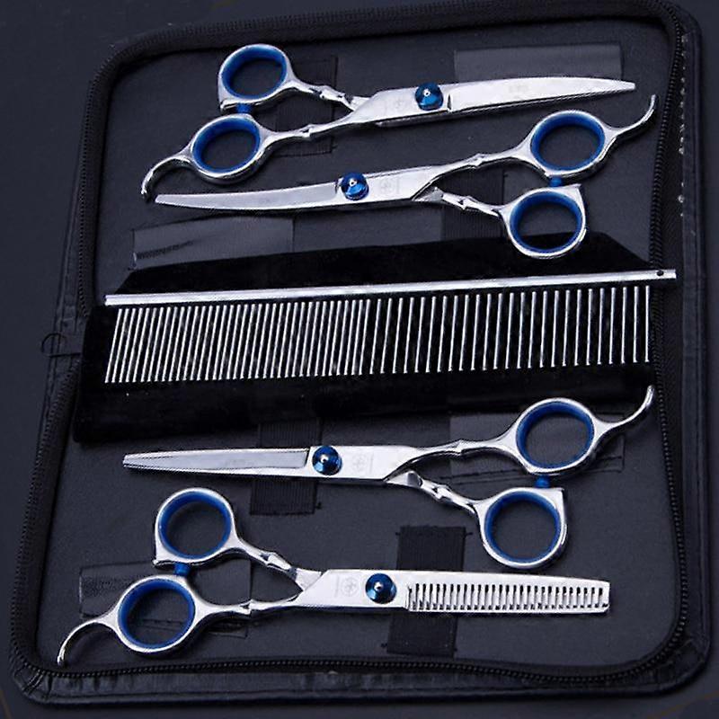 Pet Dogs Grooming Scissors Cat Hair Thinning Shear Sharp Edge Dog Cutting Kitten Animal Barber Cutting Tool