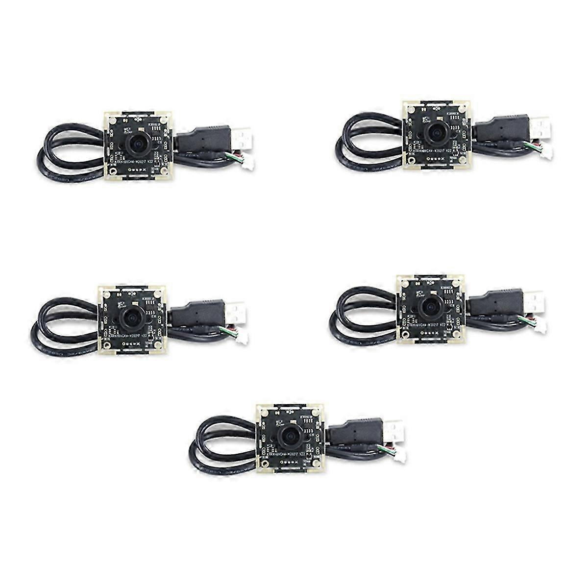 Exquisite 5pcs OV9732 1MP USB Camera Module, 100 FOV, 1280x720, Manual Focus, Supports QR & Face Recognition