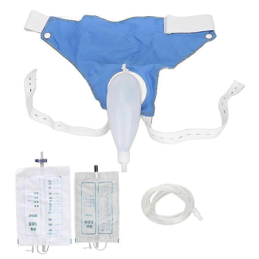 Wearable Urine Bag With Pee Catheter Duct 1000ml 2000ml For Men Elderly Urinary Incontinence Bedridden Patients -gt