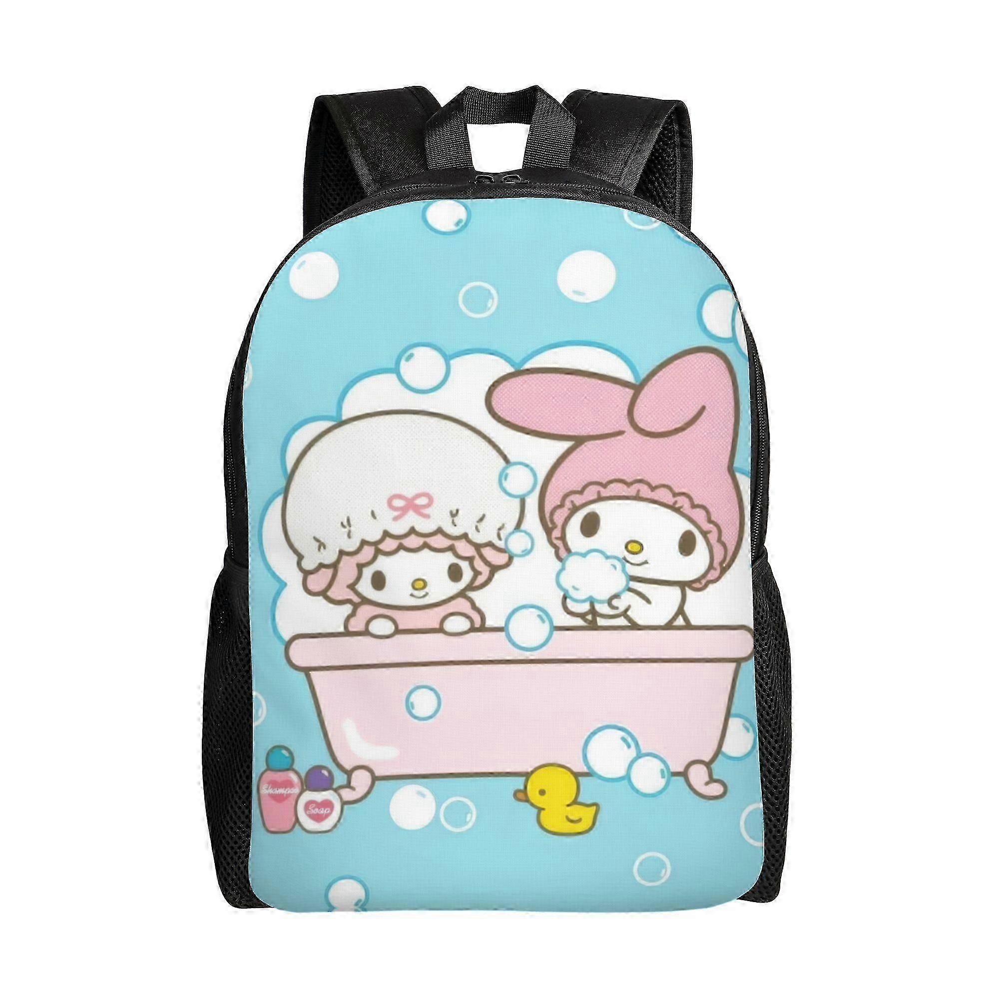 j948 حقيبة ظهر ميلودي للأطفال البالغين ، حقيبة ظهر كاجوال بسيطة وخفيفة الوزن للأطفال الطلاب ، حقيبة ظهر للسفر للكمبيوتر المحمول fcdb948