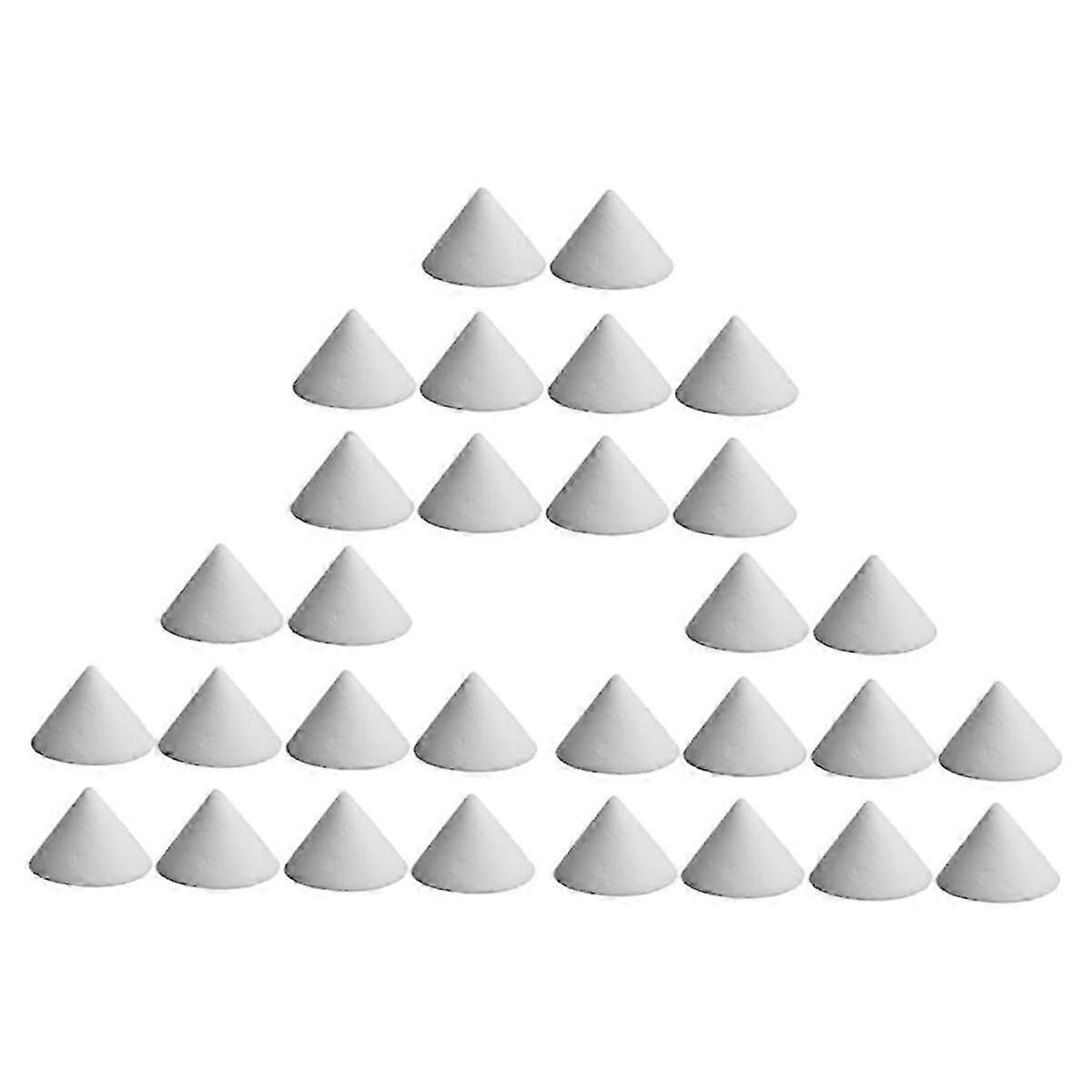 30pcs Ceramic Nail Fireplace Tools Pottery Kiln Cones Kiln Cone Supports Built God Tough Pottery Tools Clay Support