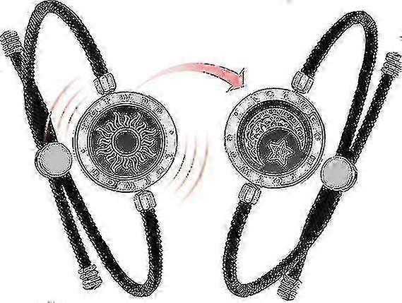 「カップルの長距離タッチブレスレット、カップルのブレスレットはgiへの遠距離恋愛の贈り物です」