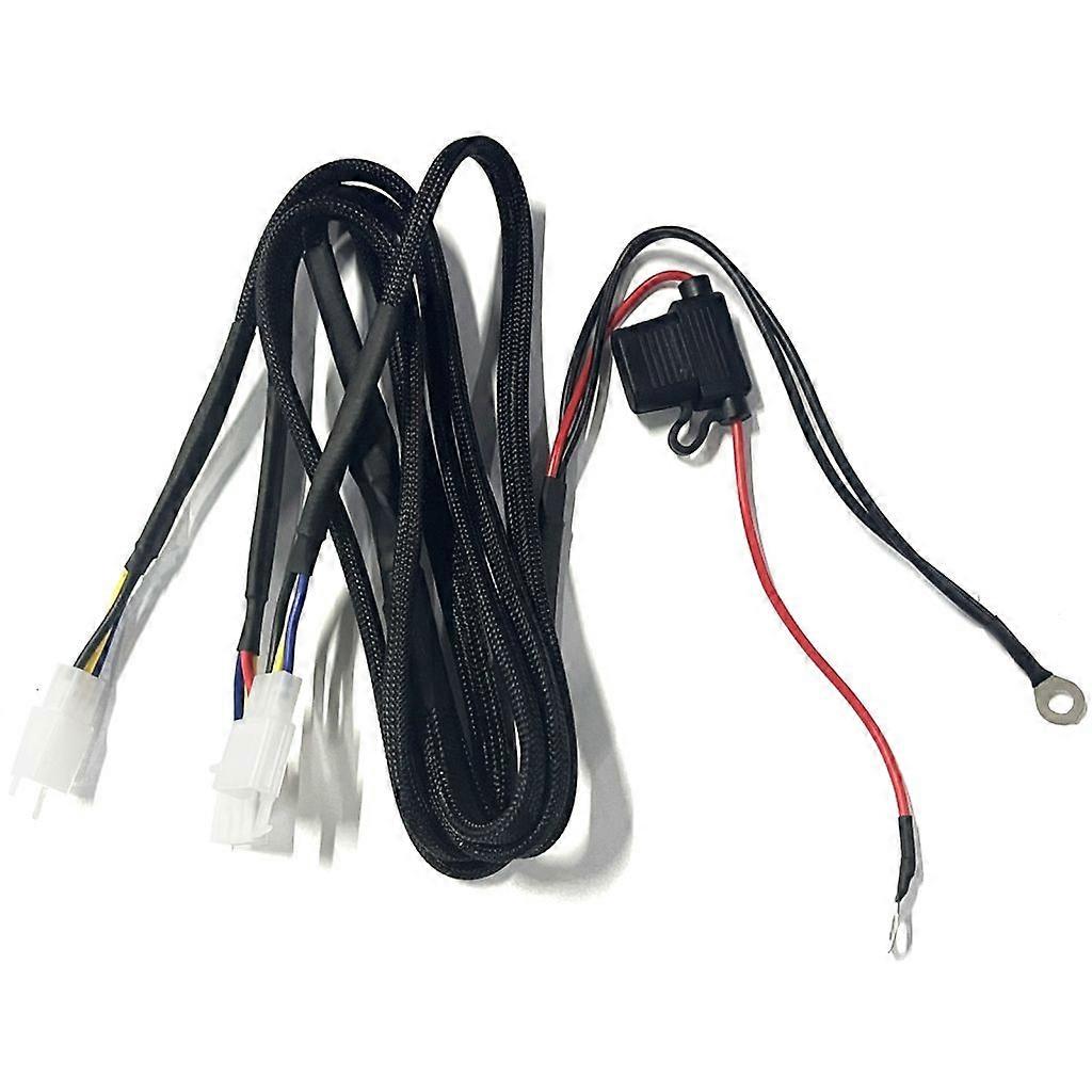  12V Wiring Harness Motorcycles LED Work Light Bar Switch- Wiring Harness Kit