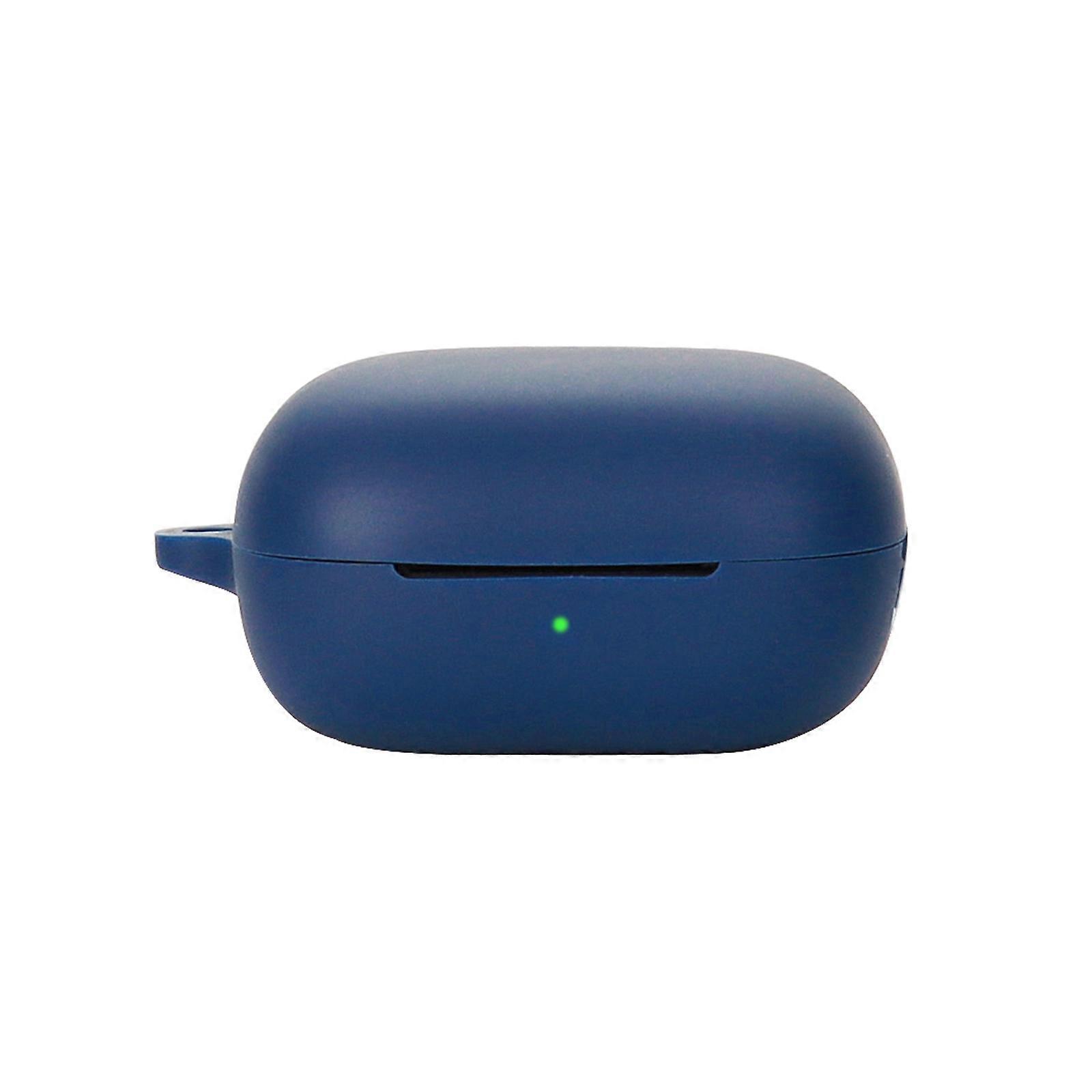 Suitable for QCY T13 ANC Earphone Cover Shell Shockproof Anti-scratch Protective Sleeve Washable Housing Dustproof-Case dark blue