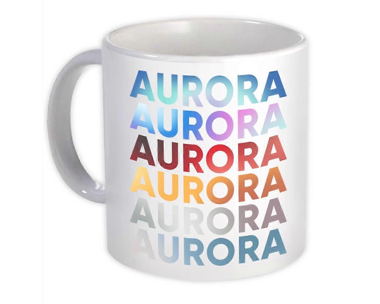 Gift Mug: Aurora Illinois Gradient