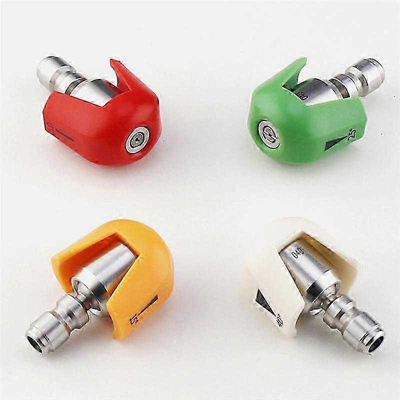 Pressure Washer Nozzle Tips Multiple Degrees, 360 Degree 1/4 Quick Connection, Set Kits for , 4 Pac