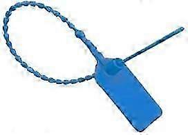 100 Pcs Pull-tite Seal,security Tags Numbered Locking Tie  Blue