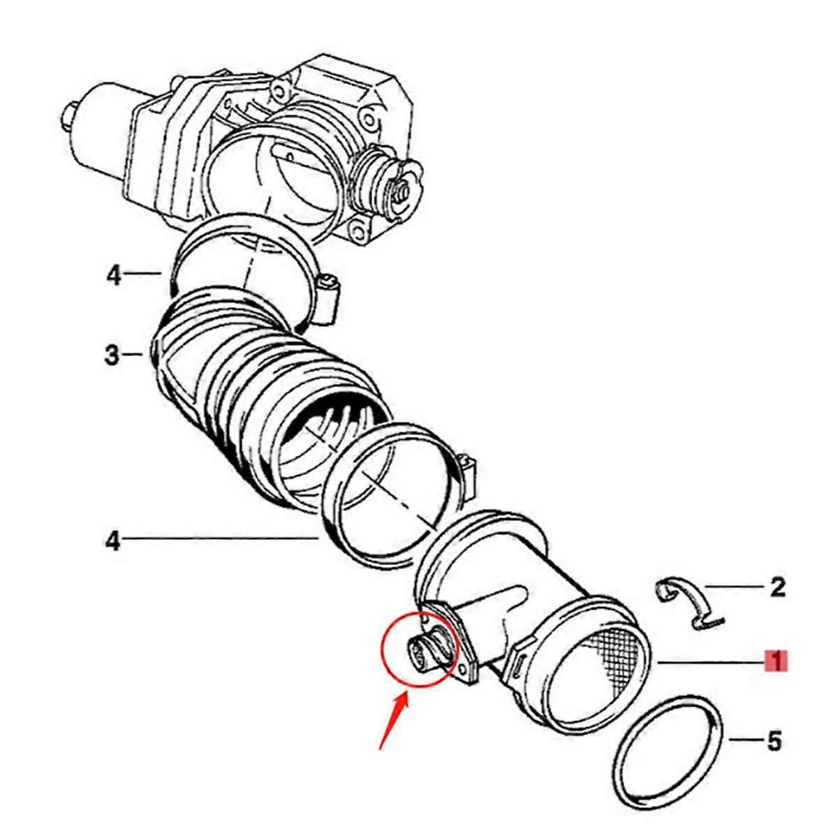Car Mass Air Flow Meter Sensor 0280217110 13621736224 For 