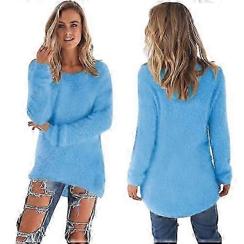 Kvinner Fleece Fluffy Varm Topp