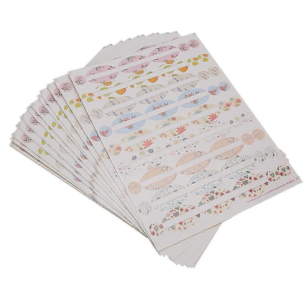 Pack of 15 Self-Adhesive Labels for Essential Oil Bottles, Lotions, Aromatherapy, Perfume