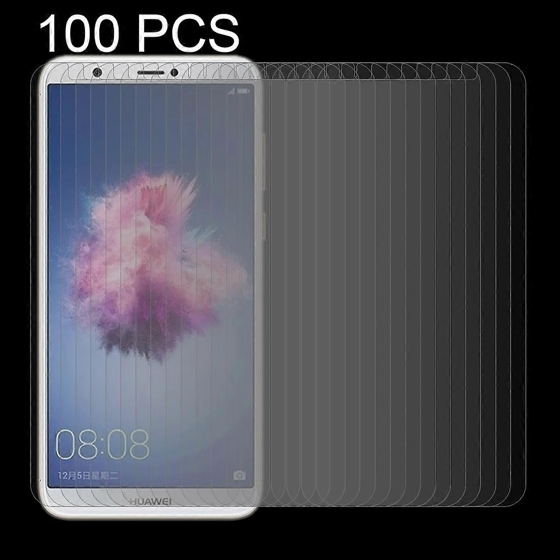 100 Stück für Huawei P smart / Enjoy 7S 0,26 mm 9H Oberflächenhärte 2,5D gebogene Displayschutzfolie aus gehärtetem Glas
