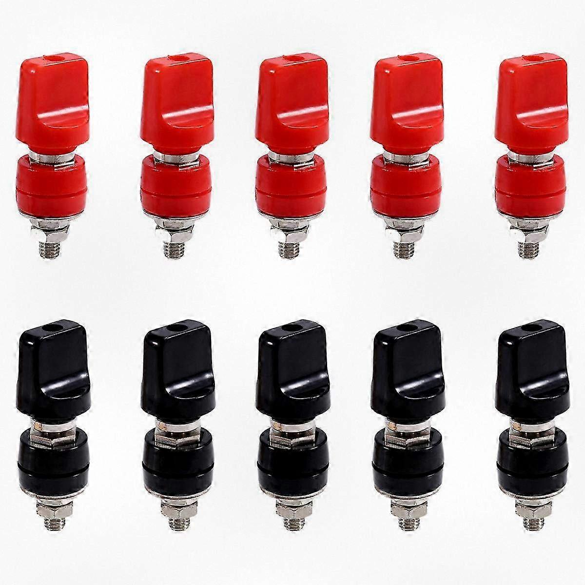 10pcs Brass M6 4mm Current Binding Terminal Post Connector