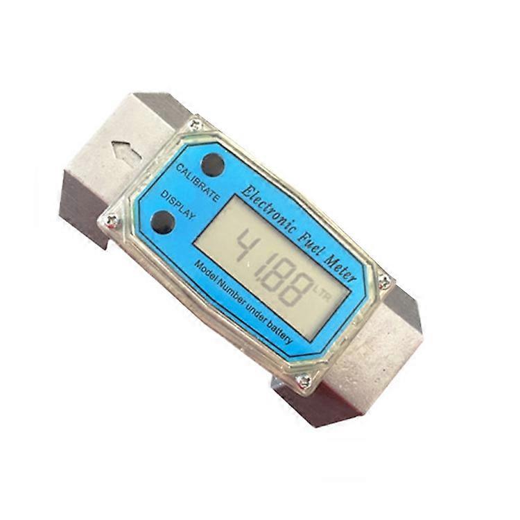 BD-H01 Electronic Display Turbine Flow Meter Metering Diesel Kerosene Methanol Urea Flow Meter Count Flow Meter, Specification: 1.5 Inch