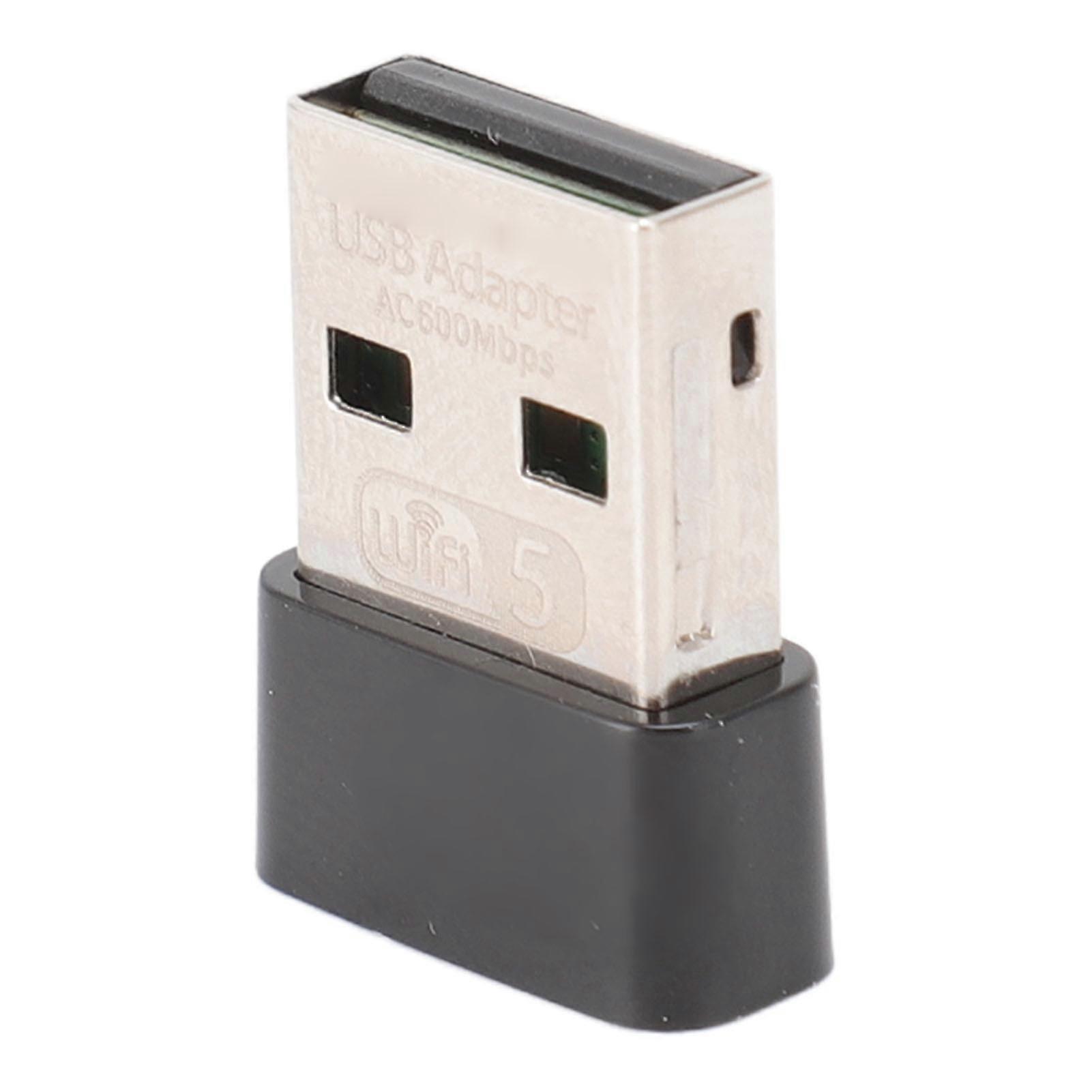 Nano AC600 Wireless USB Adapter - 600Mbps MU-MIMO, Dual Band for Windows 7/8/10 & Linux OS