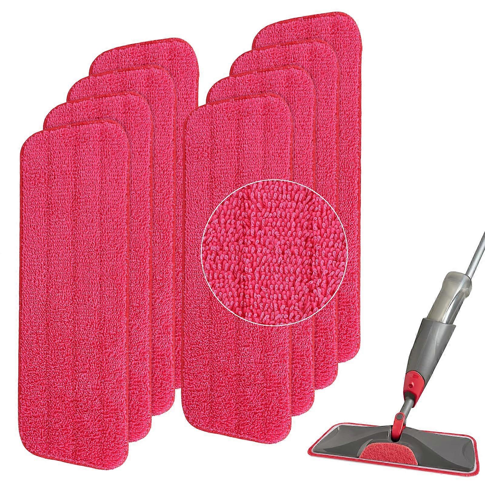 Replacement Microfiber Mop Pad for Rubbermaid Reveal Spray Mop  8 Pack 16.5'