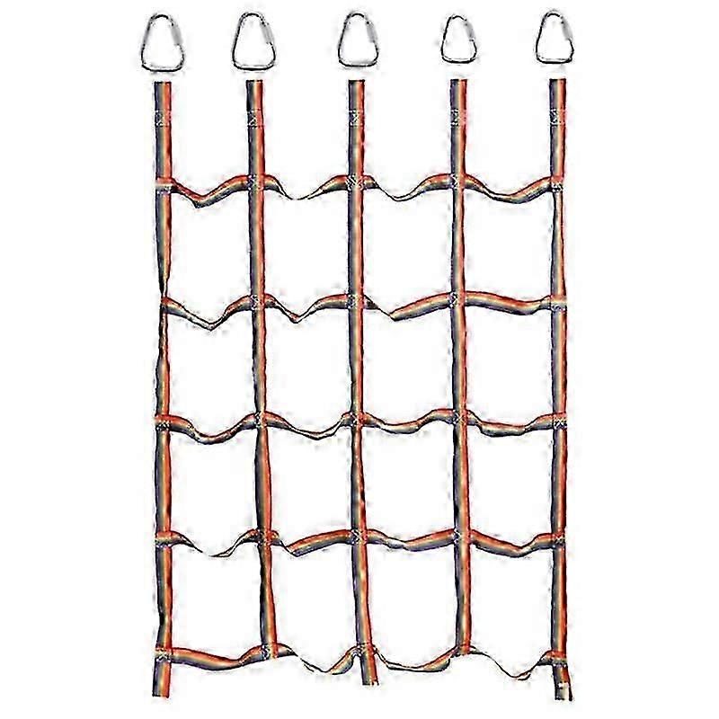 Filet d’escalade intérieur/extérieur (72 pouces x 57 pouces) Filet de fret pour aire de jeux, filet d’escalade pour balançoire, filet d’escalade pour enfants