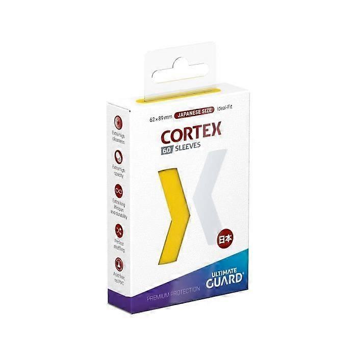 Ultimate Guard - Ultimate Guard - Packung mit 60 Cortex Hüllen Japanisches Format Gelb