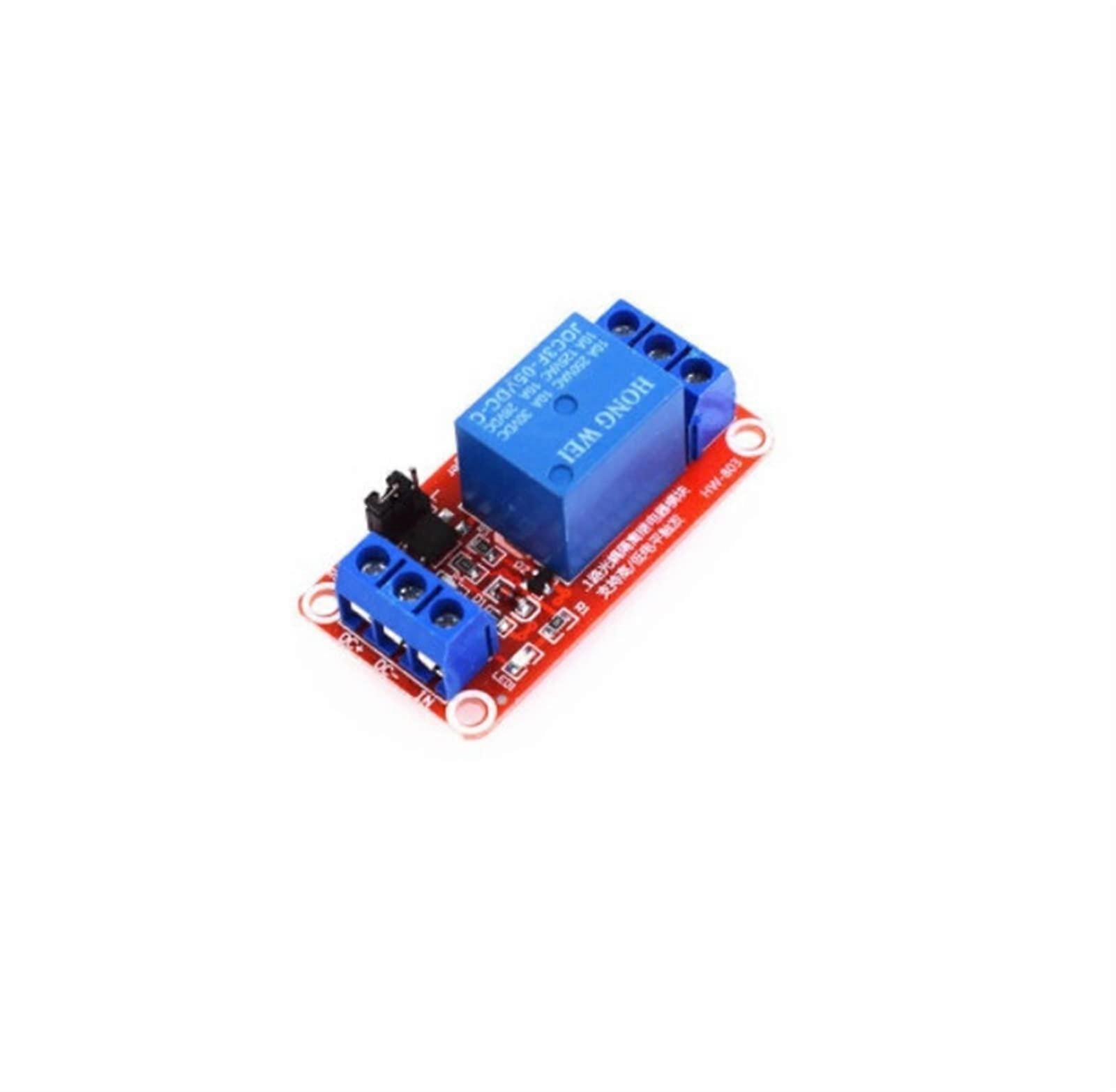 1 2 4 Channel 5V12V24V Relay Module Shield with Optocoupler High Low Level Trigger for Expansion Board Development Board(Hw803b)