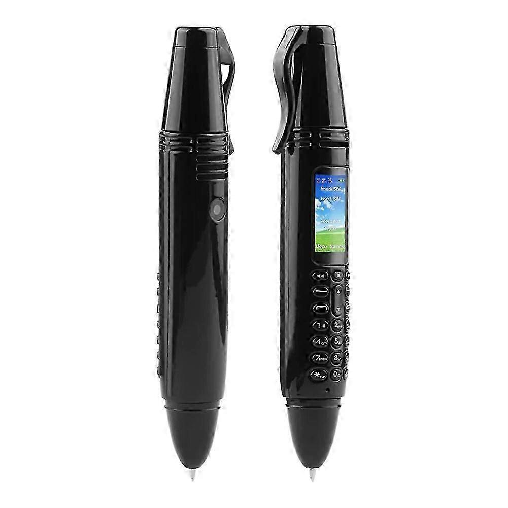Rainbuvvy Ak007 Type de stylo Mini téléphone portable 0,96 pouce écran Gsm Numéroteur de caméra compatible Bluetooth avec enregistreur vocal