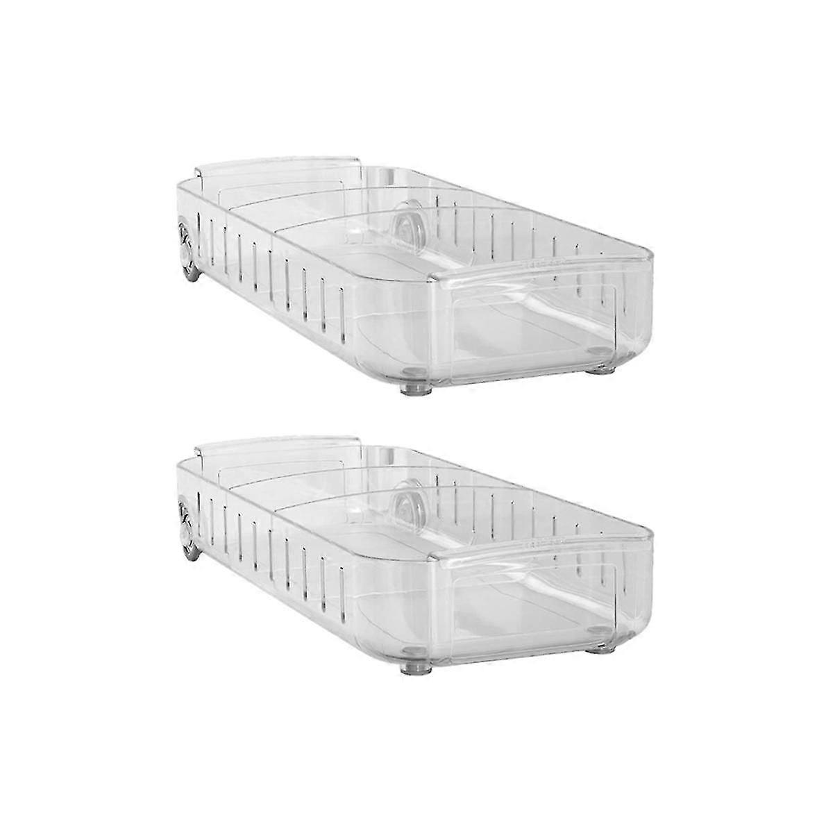 Refrigerator Drawer Storage Box Kitchen Freezer Compartment Storage Box Sundries Storage Box