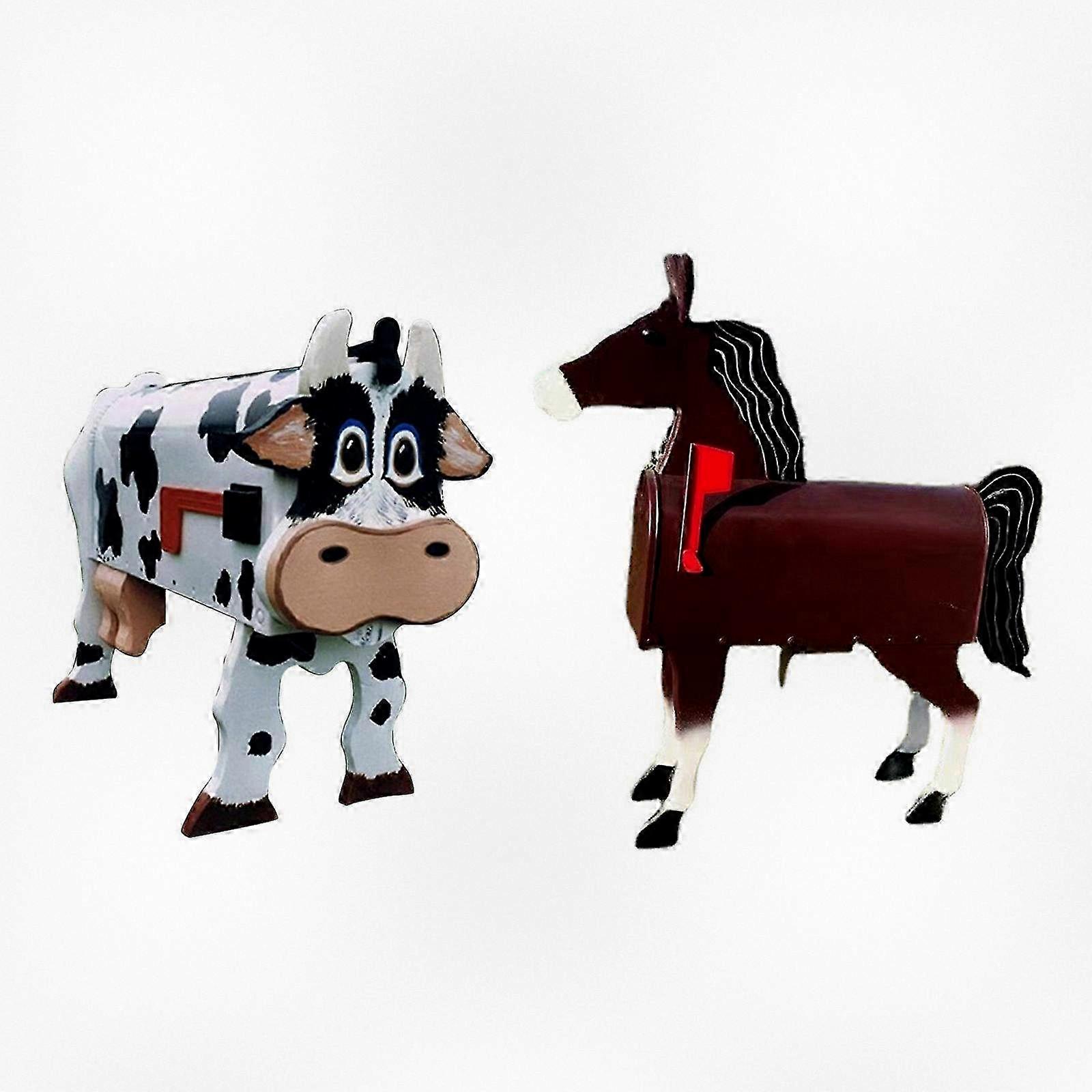 Unique Ox Design Stainless Steel Mailbox for Garden Decoration, Suitable for Various Outdoor Spaces