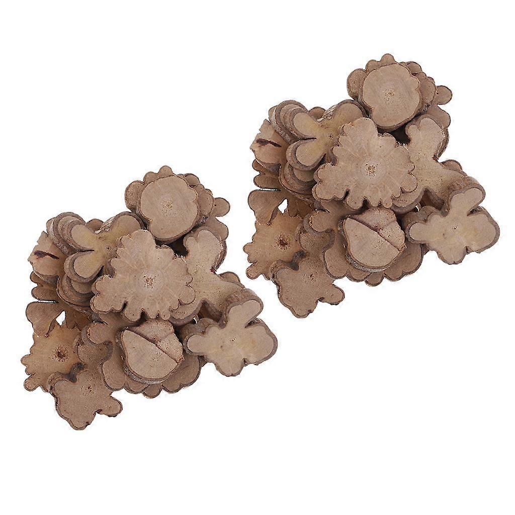 40 Pieces Irregular Slices for Wedding Decorations